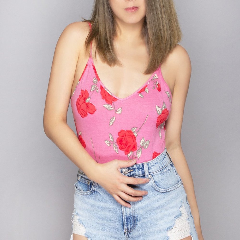 Motel Rocks Tahiti Candy Rose Bodysuit